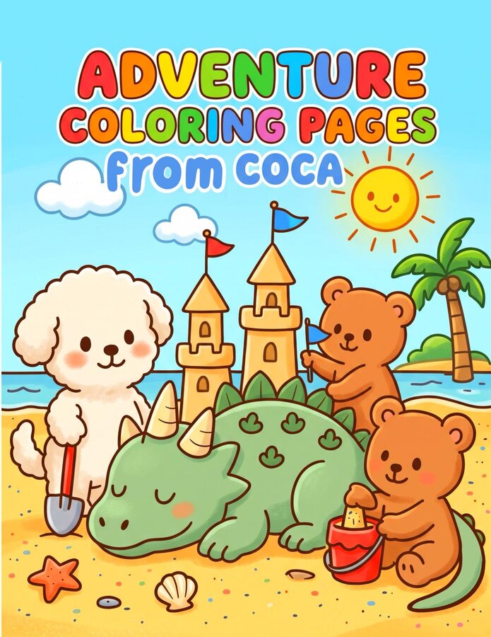 Adventure Coloring Pages cover