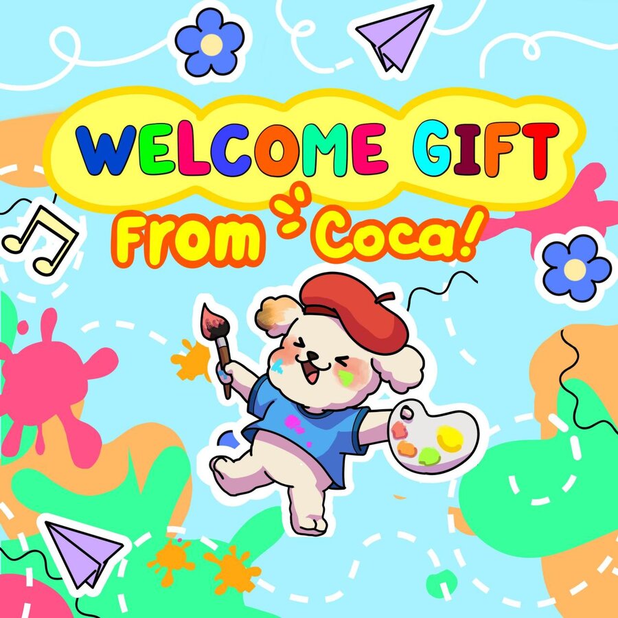 Coca's free welcome giveaway cover